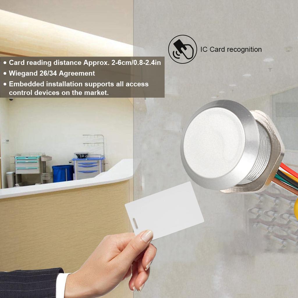 Mini RFID Controller Embedded Waterproof Access Control Reader Wiegand26 34 InterfaceIC