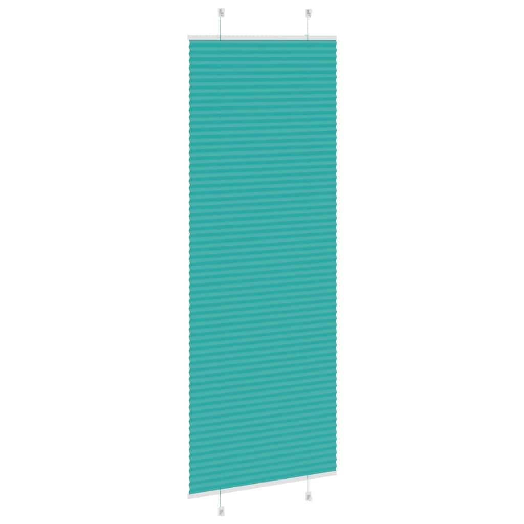 Roleta Plisowana Zielony Benzyna 80X200 Cm Szerokość Tkaniny