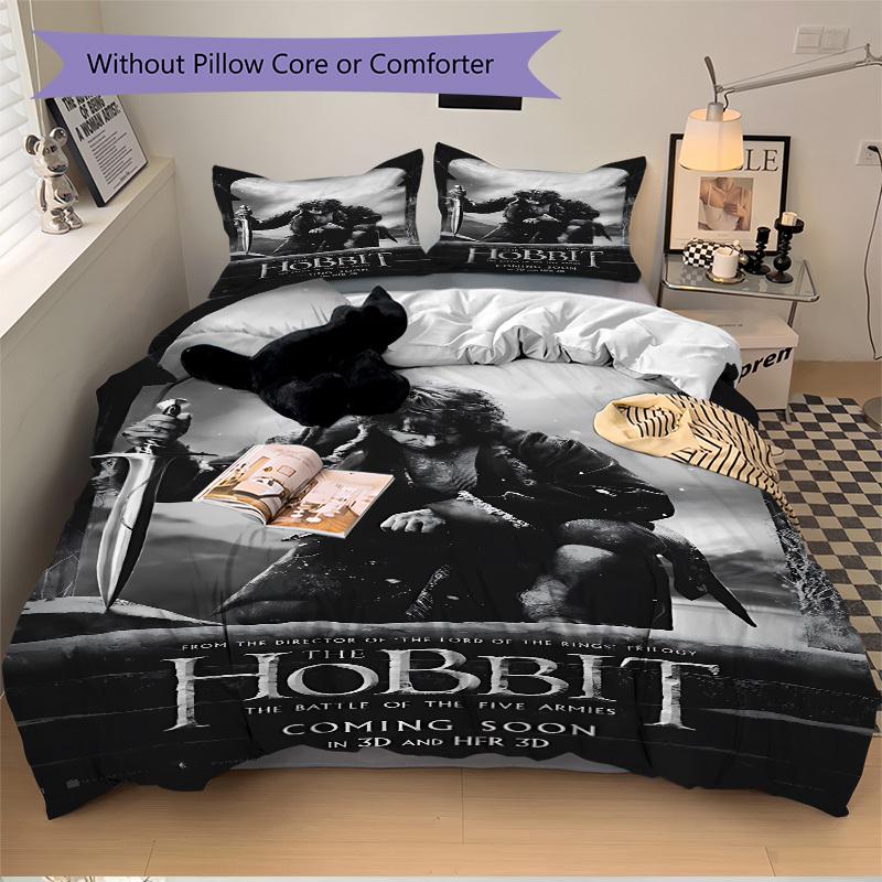 3pcs Hobbit, Poster Duvet Cover Set (1 Duvet Cover + 2 Pillowcases, No Core) - Comfortable, And Breathable Bedroom Decoration yy251104086