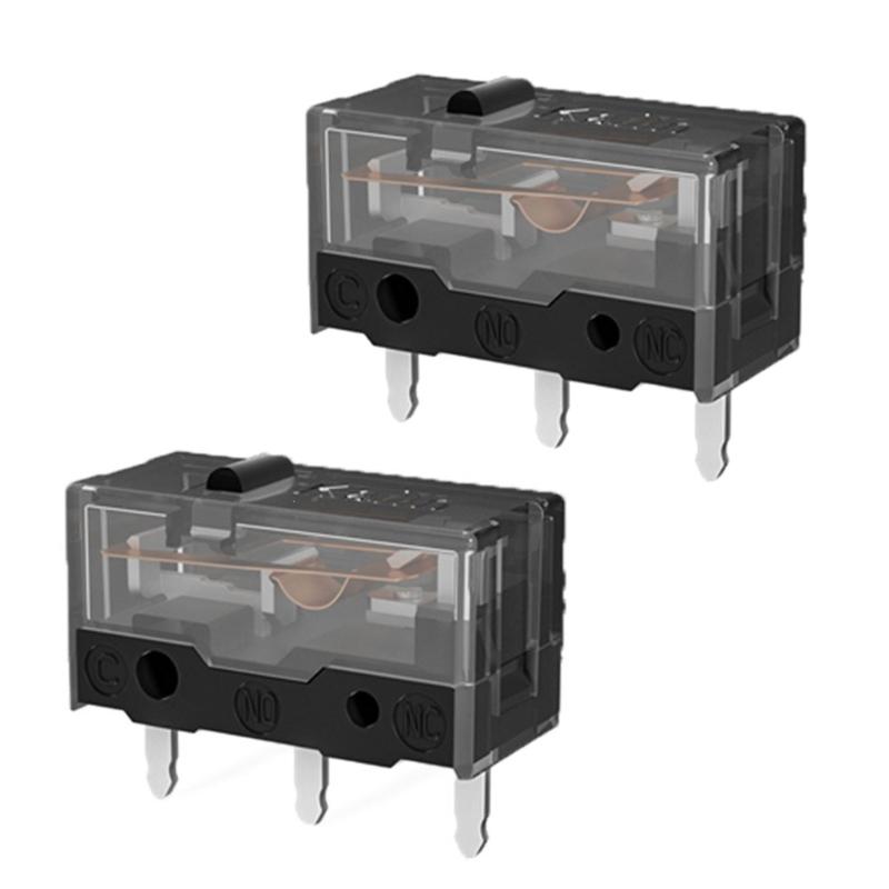 

Оригінальні мікроперемикачі для миші Kailh GM8.0 Мікрокнопка Золоті контакти 80 мільйонів натискань 3-контактні Чорна точка