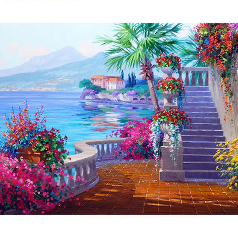 Diy Oil Painting Kit With Geometric Art For Home Decor Enthusiasts