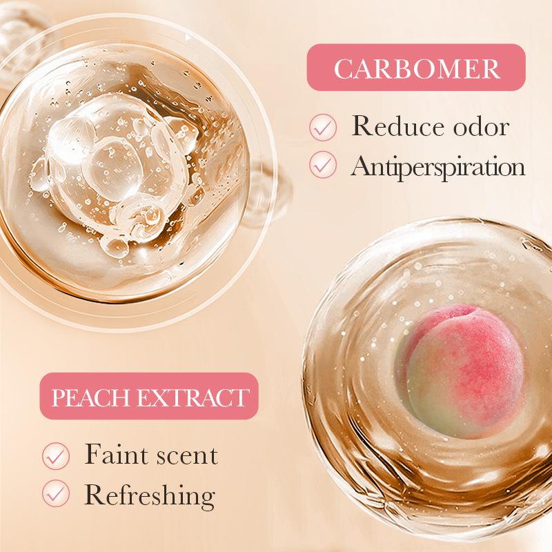 SADORER Adult Honey Peach Body Perfume Beads - Deodorizing & Long-Lasting Fragrance, Summer Underarm Deodorization, Odor Control for Men & Women