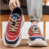 autumn spring thick soled height increasing shoes versatile color blocking personalized casual simple comfortable men's shoes