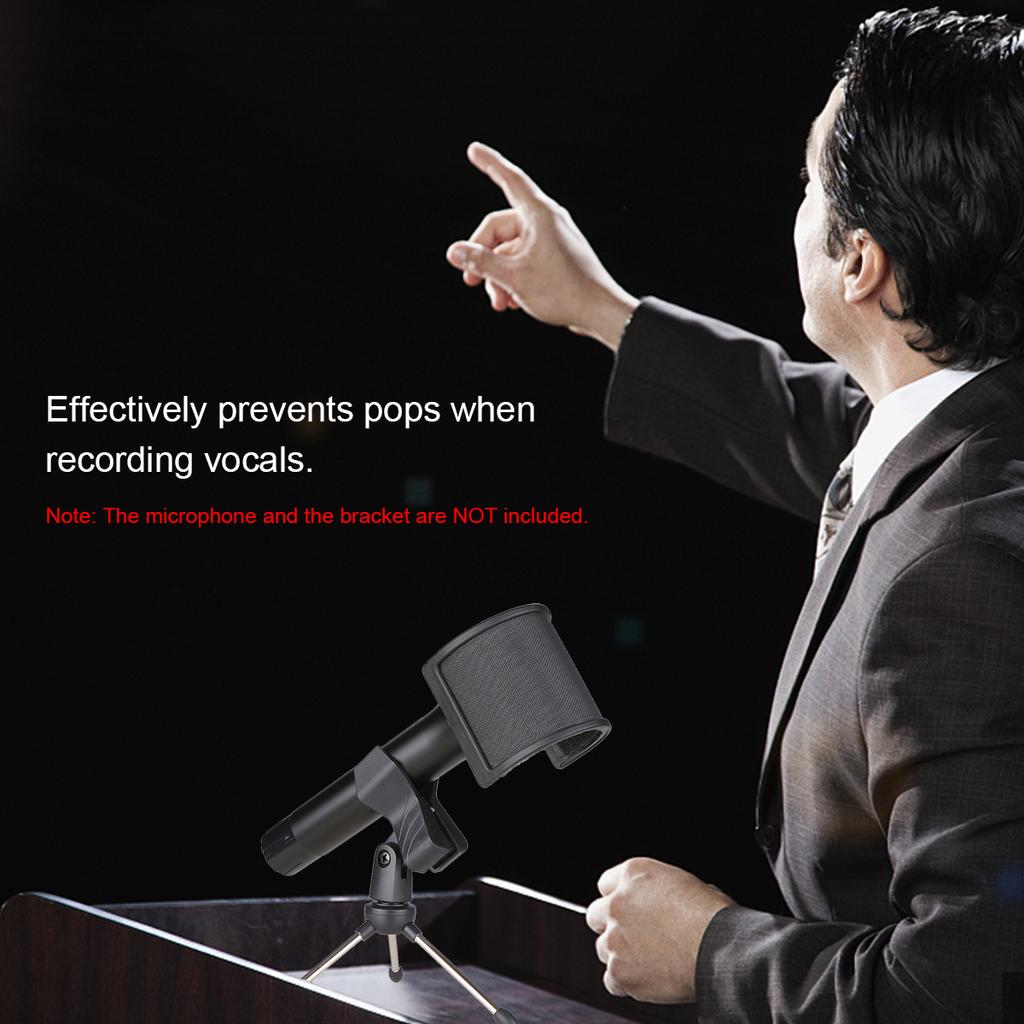 U-Typ Bop-Netz für Mikrofon-Radioaufnahme Akustikfilter Mikrofon-spezifisches Windgeräusch-Netz Windschutz