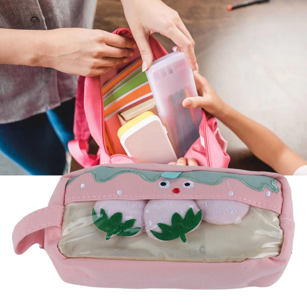 Pencil Bag Cute Cartoon   Smoothing     NaBig Capacity Large Pencil Case for Home School