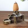 Metal Backflow Incense Holder Waterfall Incense Burner Household Mini Tower Incense Holder Tea Ceremony Antique Small Ornaments