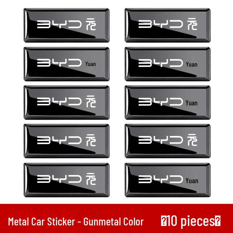 BYD Yuan UP/PLUS/PRO Metal Car Logo Center Console Decorative Sticker