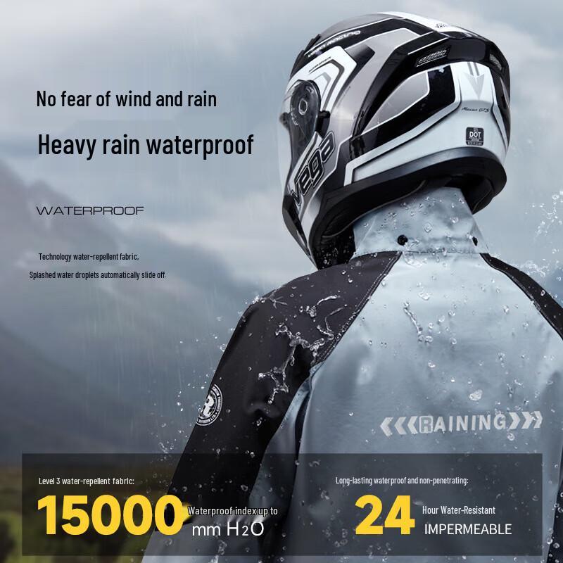 Zhuopu Men s Split Waterproof Cycling Rain Suit M