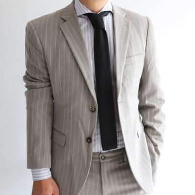 Solid Color Knitting Shirt Necktie Thicken Men Cravat Fashion Knitted Tie  Boys