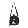 Unisex Nylon Crossbody Bag Multi Pocket Casual Shoulder Handbag for Travel Work