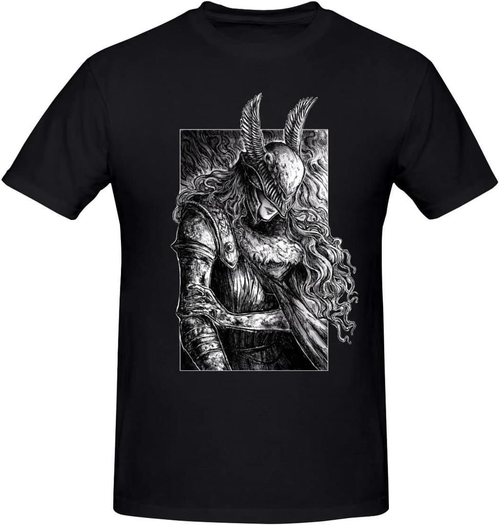 Elden Ring Malenia Awesome T Shirt Cotton Crewneck Short Sleeve Anime Shirt