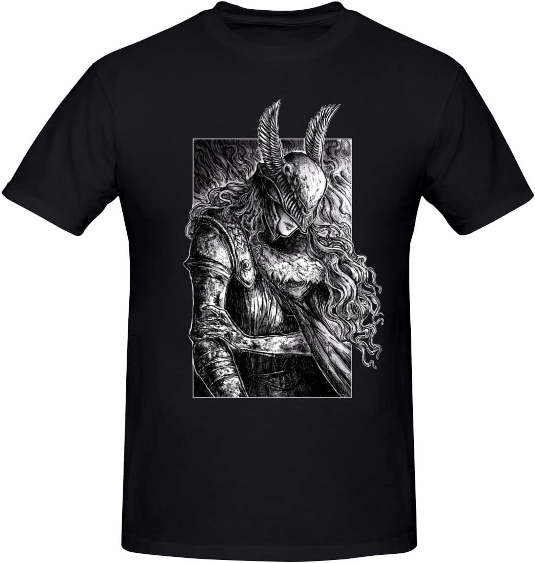 Elden Ring Malenia Awesome T Shirt Cotton Crewneck Short Sleeve Anime Shirt L