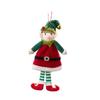 Boy Girl Hanging Bell Elf Cute Christmas Tree Pendant Elf Plush Doll  Christmas Party