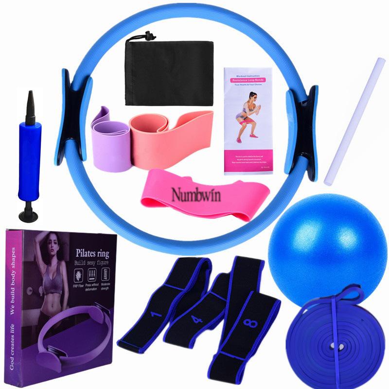 Numbwin 12-Piece Yoga & Pilates Elastic Band Set