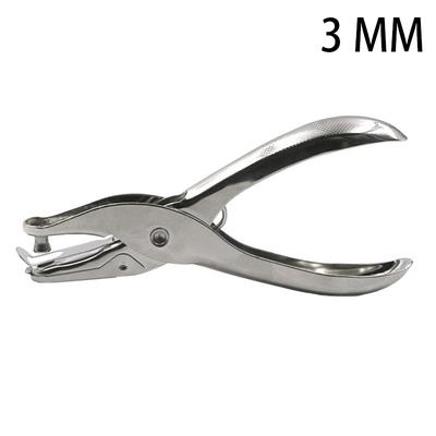 3/6Mm Locher Tragbarer Einlochlocher Papiermaterial Scrapbooking Handheld Metallhandwerk Büro Bindematerial