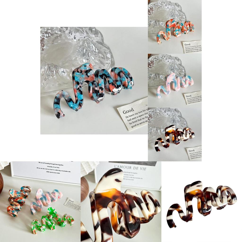 Premium 4mm Acetate Hair Clip In Sophisticated Colors Ideal For Trendy Chignon Styles