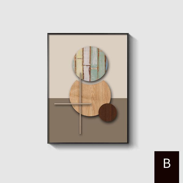 Nordic Luxury Posters and Prints Abstract Geometric Wall Art Color Block Canvas Painting for Living Room Home Decoration Cuadros