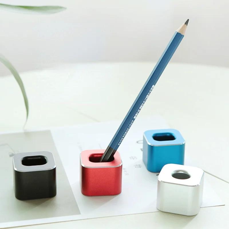 Aluminium Stift Halter mit Nicht-slip Pad für Bleistift Rasierer Rasierer Zahnbürste Bad Organizador Escritorio Schreibtisch Veranstalter Bureau