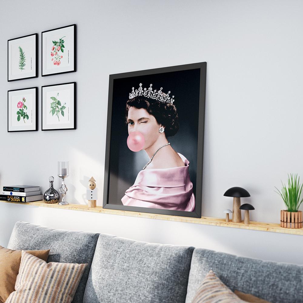 Elizabeth Print Altered Vintage Art Eclectic Wall Poster Canvas Painting Bubblegum Grappig Pictures Home Decoration Murals