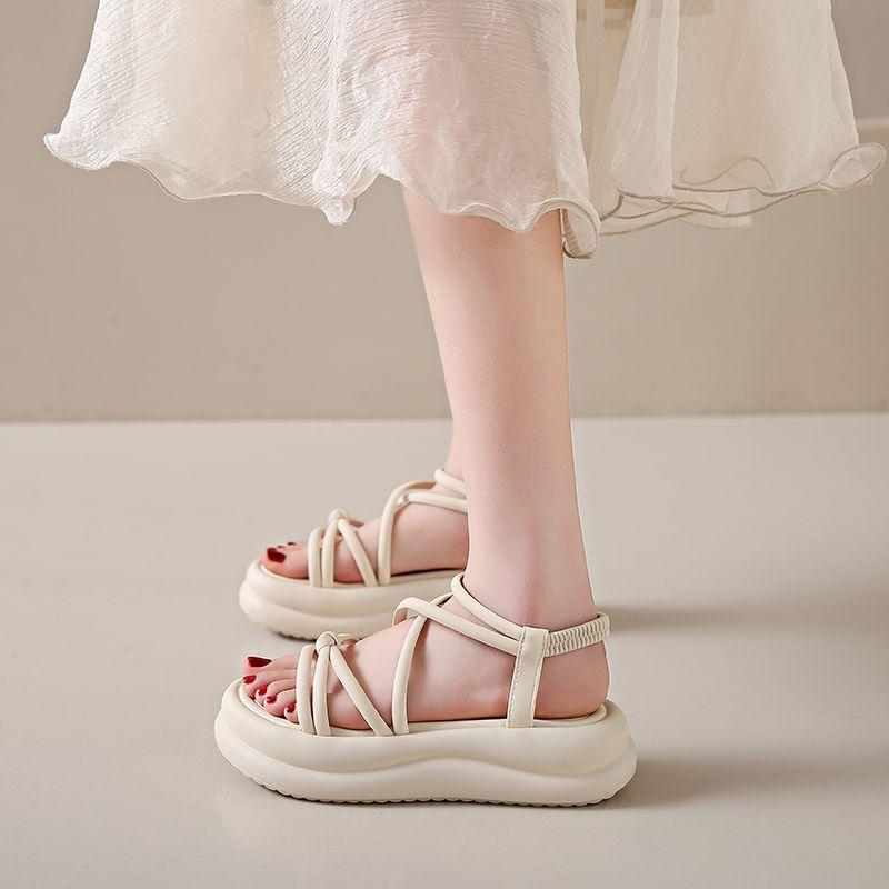 Fashion Ladies Shoes Platform Roman Style Open Toe Women's Sandals 2025 Trend Summer Comfortable Sale Comfort The Best Trending Elegant