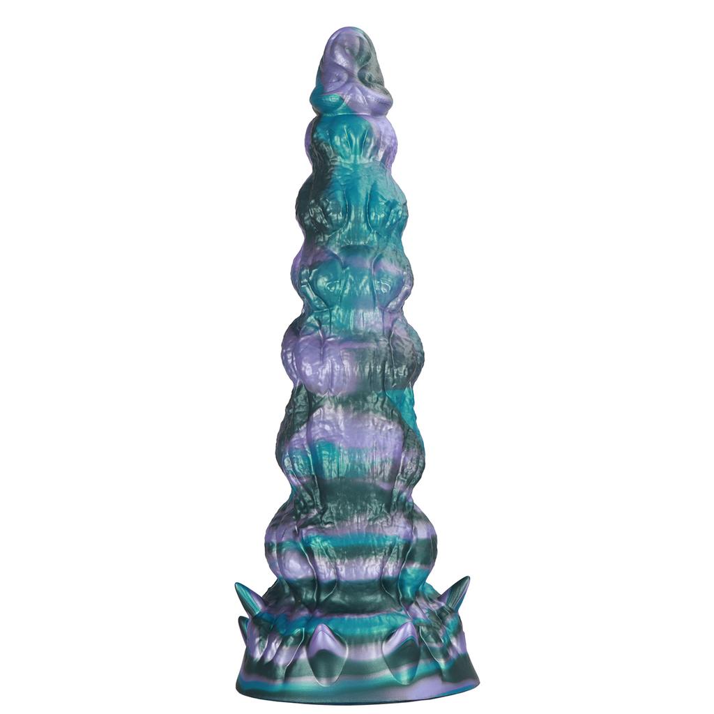 Extra Large Thick Muscle Texture Pagoda Anal Plug - SM Adult Toy for Men & Women, Backdoor Stimulation Dildo