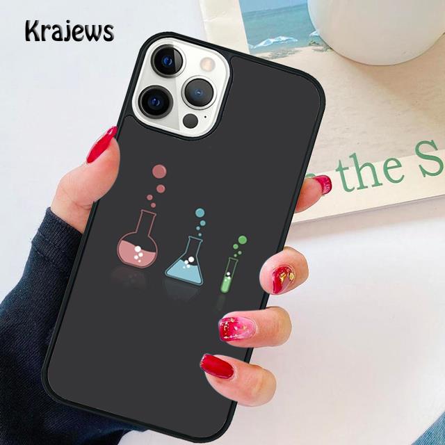 Biology and Chemistry Soft Phone Case For iPhone 17 Air 16 15 14 Max Plus 11 12 13 Pro Max Phone Cover Coque Fundas