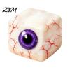 Unique Board Game Dice Accessories Halloween Ghost Squeeze Cube, Glitter Slow Rising Fidget Toy, Rebound Pinch Toys Soft Decompression Sensory Toy for