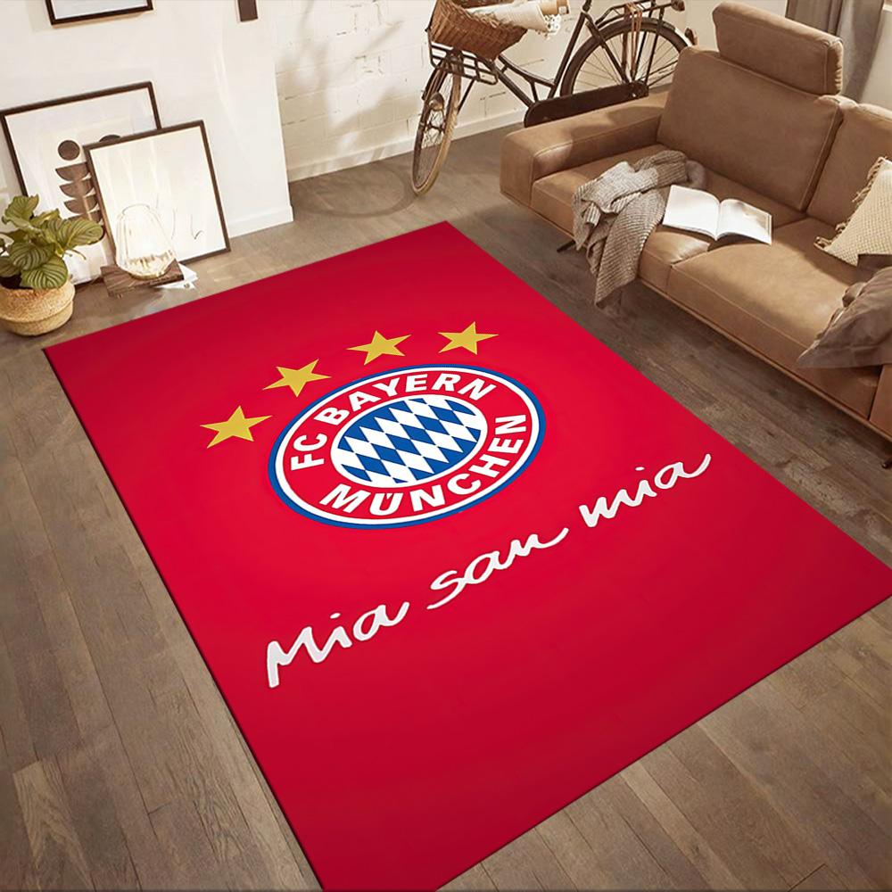 Bayern Munich Crest 5 Square Rugs Are a Great Choice for Living Rooms, Bedrooms, Home Décor, and As Gifts
