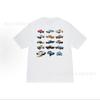 2025 new STU three standards complete spring and summer new tide brand classic cruise printed letters men and women with the same short sleeves