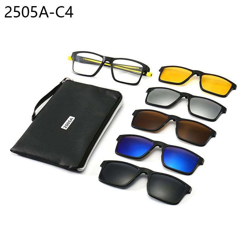 Night Vision Magnetic Reading Glasses Anti Blue Light Unisex Optical Prescription Sunglasses Anti Slip Chain