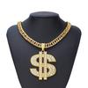 Europäischer und Amerikanischer Außenhandel Hip-Hop Schmuck Großer Dollar Diamant Anhänger, Herren Hipster Hip-Hop Accessoires Dollar Halskette