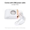 Car Fan Magnetic Fan Car Cooler Silent Wireless Charging USB Fan 3Speed Adjustable Universal Car Rear Seat Auto Cooling Supplies