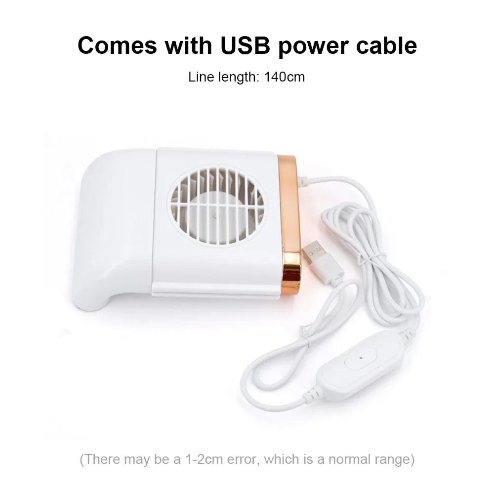 Car Fan Magnetic Fan Car Cooler Silent Wireless Charging USB Fan 3Speed Adjustable Universal Car Rear Seat Auto Cooling Supplies