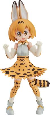Figma Kemono Friends Serval bemalte bewegliche Figur, nicht maßstabsgetreues ABS und PVC
