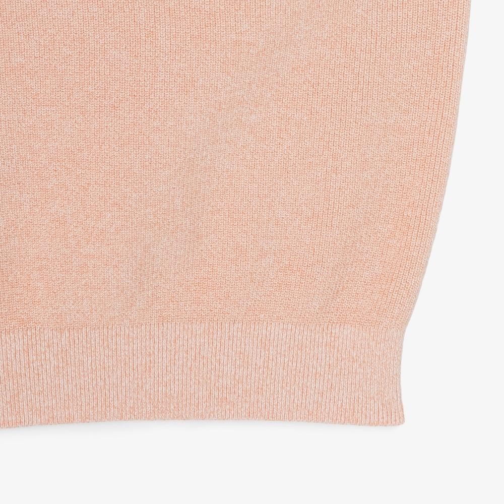 [lacoste] Men's Short-Sleeve Ribbed Crew Neck Pullover AH827E-56GIY0