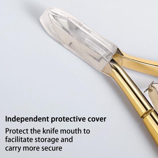 Stainless Steel Cuticle Trimmer Sharp Eagle Beak Nail Clippers for Precise Dead Skin & Hangnail Removal Manicure Pedicure Tool for Salon Home