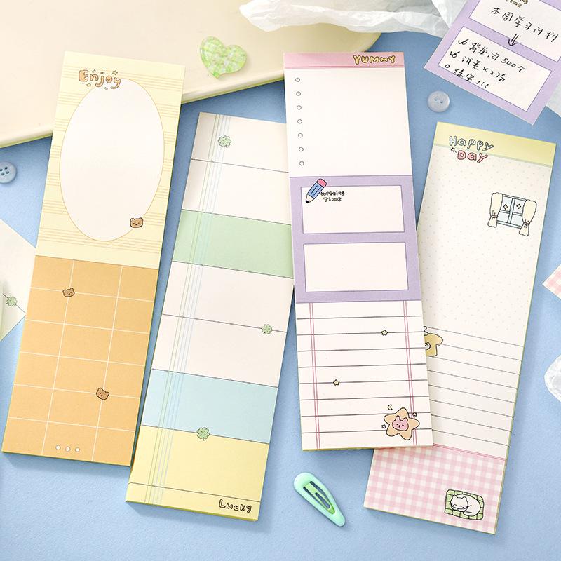 Happy Ramblings Sticky Notes: Fresh Cute Illustration Memo Pad