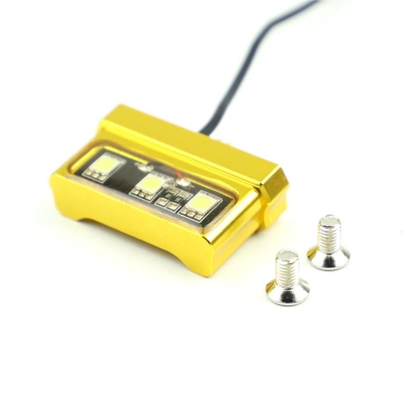 Shockproof License Lamp Bright LED Lighting Waterproof Housing Universal Easy Setups for Motorcycle Electric Vehicle