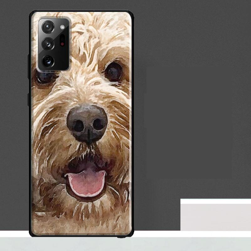 Brown Cockapoo Case For Samsung Galaxy S23 S24 S25 Ultra S9 S10 S20 S21 S22 Plus S23 FE S25 FE Phone Cover