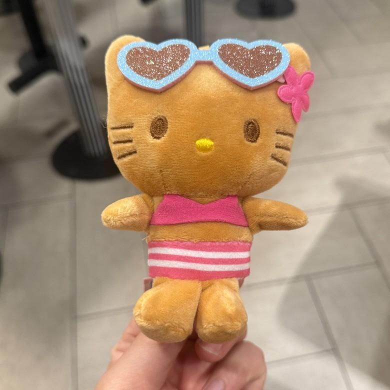 

Плюшевый брелок Sanrio Hello Kitty в купальнике и очках для девочек-подростков