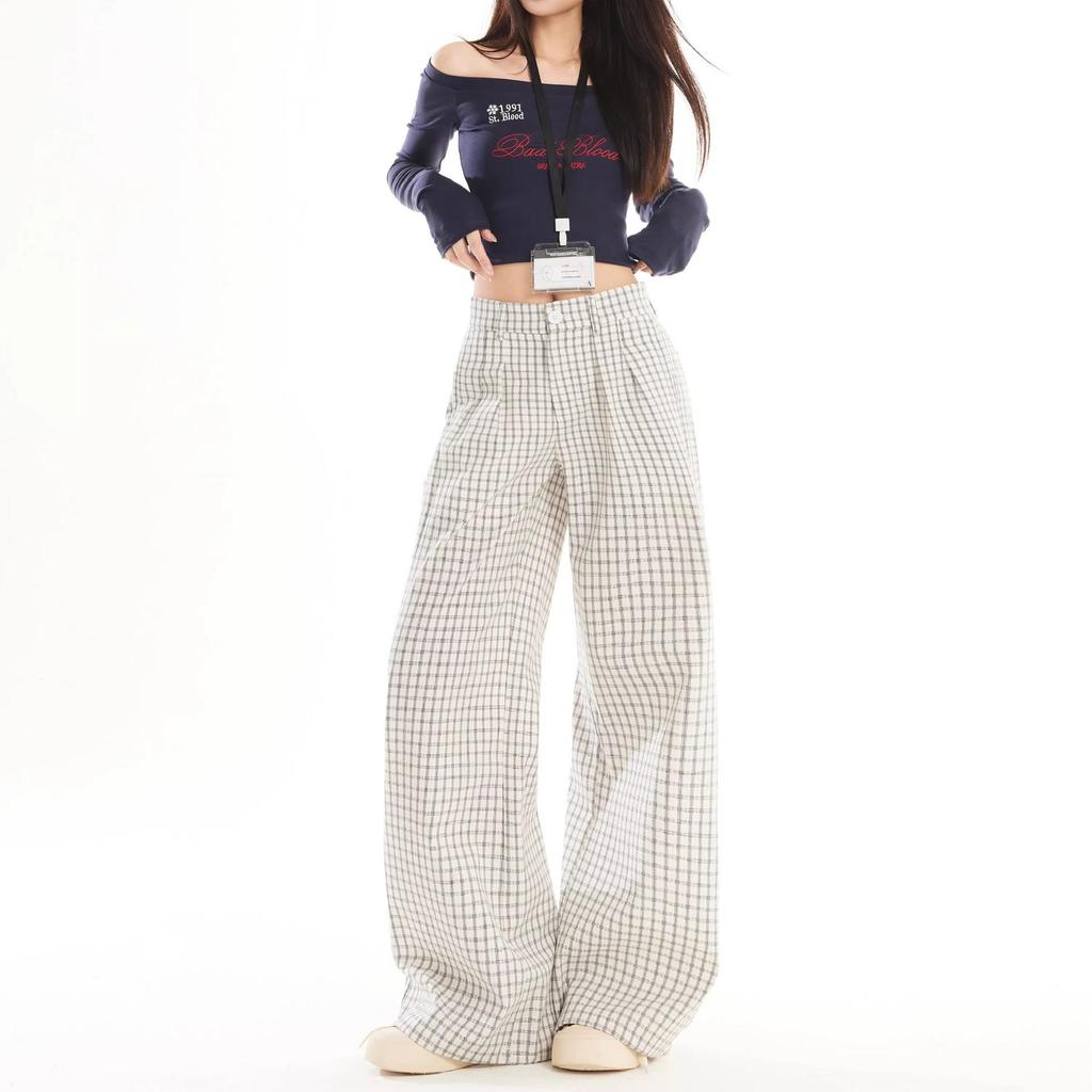 Damen Amerikanische Retro Karottenhose mit hoher Taille - Lässig, Schlankmachend, Frühling/Sommer