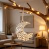Rhinestone Vedhæng Sol Halvmåne Blomst Design Zinklegering Glitrende Bilinteriør Charme med Snor Auto Hængende Pynt