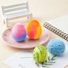 Easter Egg Squeeze Toy Stress Relieving Flow Pattern Egg Sensory Toy Decompression Stress Ball Easter Basket Stuffer Party Favors