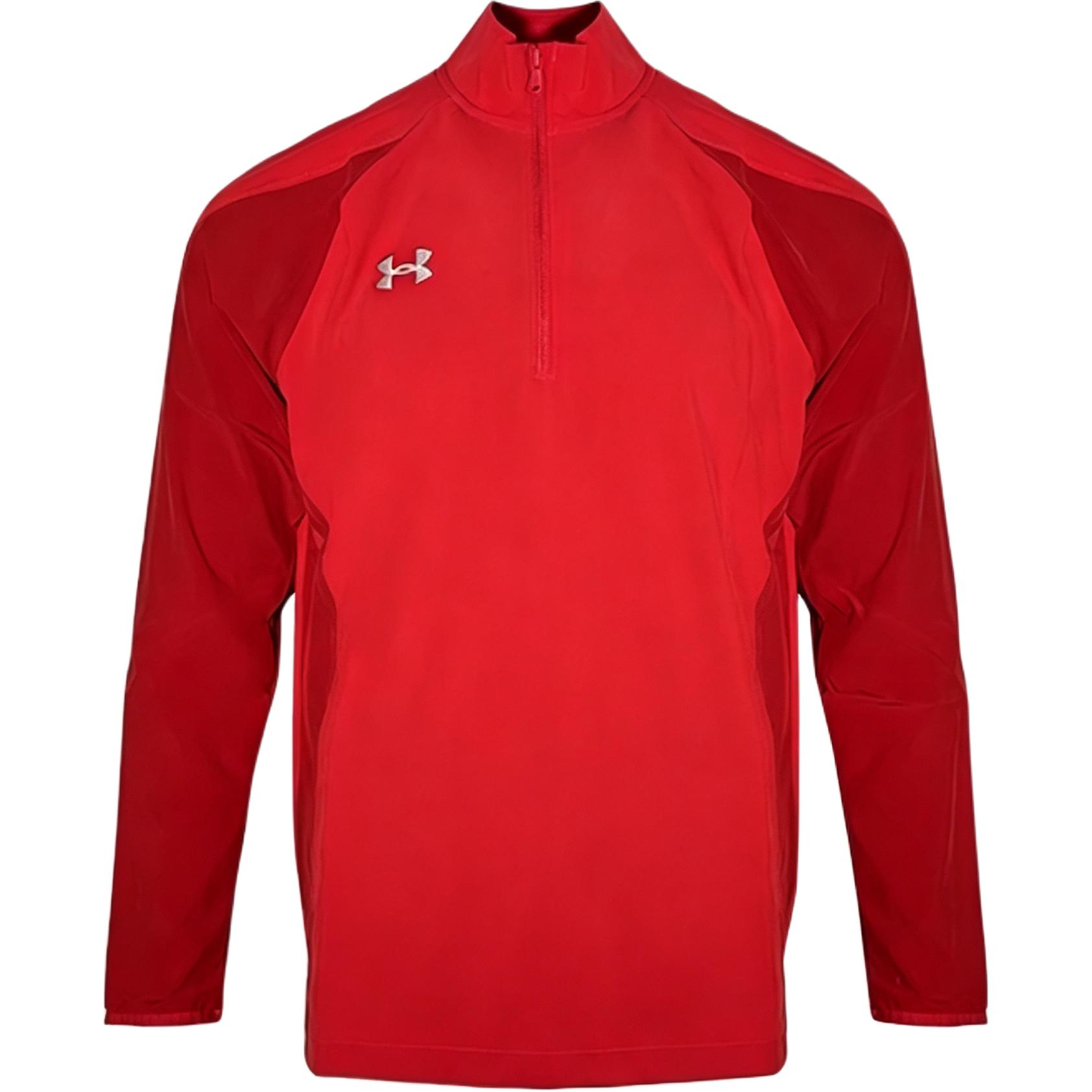 Under Armour Logo Zip Shoulder Long Sleeve Hoodie Men hoodies 1351319-600 S