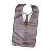 Adult Bib for Eating Suit Pattern Clothing Protector Unisex Elderly Women Men Seniors
