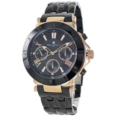 Orologio 10 ATM Resistente all'Acqua Bracciale in Acciaio Inossidabile [Salvatore Mara] da Uomo [] n.5