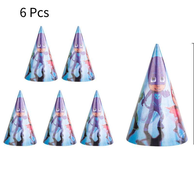 Kids Pjmask Birthday Party Supplies Tableware Decoration Plates Cartoon Cups