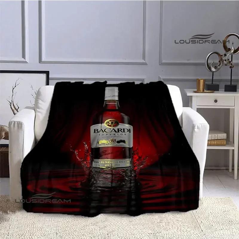 Bacardi Wein Logo Druck Decke Kinder Warm Schön Flanell Weich und Bequem Zuhause Reise Decke Geburtstagsgeschenk