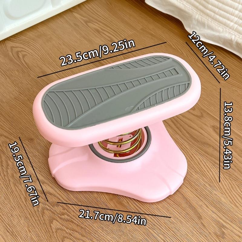 Exerciser Foot Stool with Adjustable Spring Sports Footstool Stable Nonslip Foot Rest for Desk Tables Toilet Study Rooms