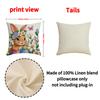 Easter Bunny Pillow Cover Holiday Decoration Letter Sofa Cushion Cover Bedroom Bedside Square Cushion Cover